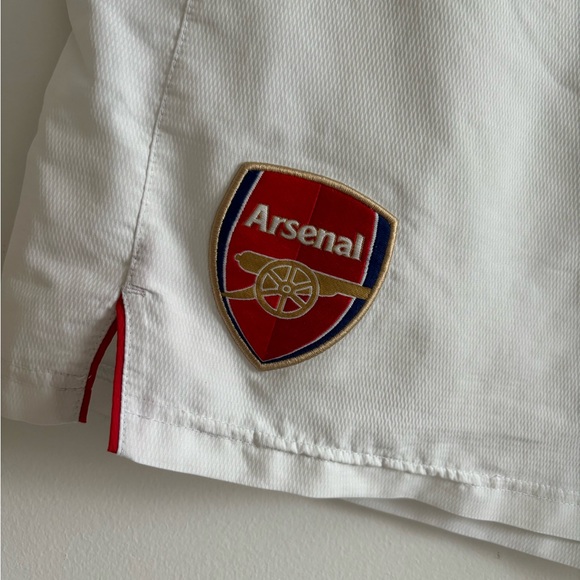 2006-2007 Vintage Arsenal FC Nike Jersey Shorts White Medium - Picture 9 of 13